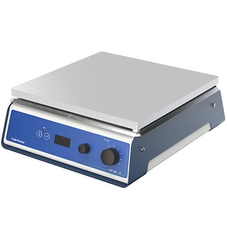 Cole Parmer Digital Stirring Hot Plate, Metal, 30x30cm, 120 VAC 0480779